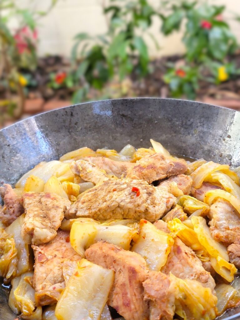 【自炊 吉祥寺清水屋漬物アレンジドリア 4328厚切り豚キムチ】