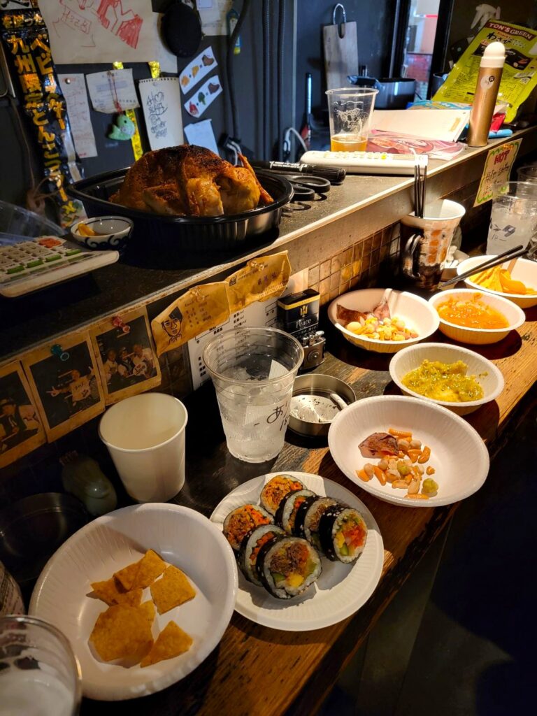 自炊 自家製ローストチキン 2025 吉祥寺 ハモニカ横丁 清水屋1号店忘年会へ差し入れ