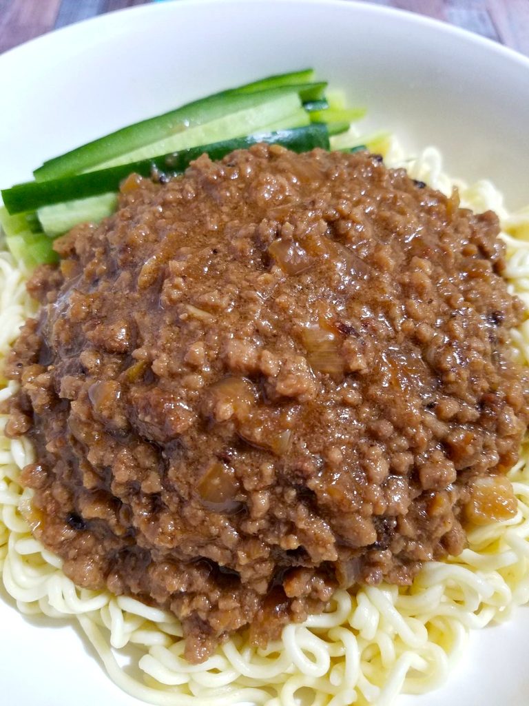 【自炊 ジャージャー麺】