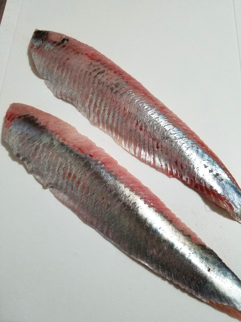 自炊「にしんそばリメイク用皮はぎにしん」