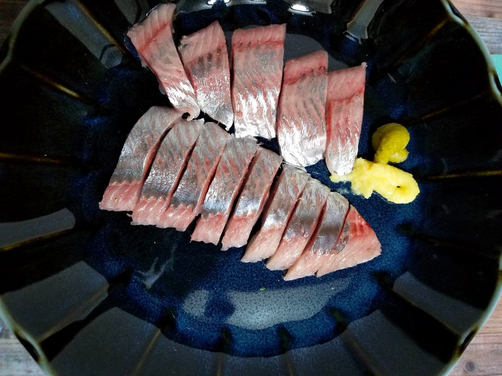自炊「にしんそばリメイク生にしん刺身」